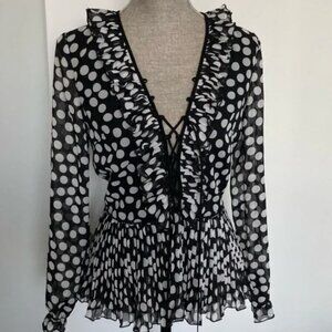 Delfi collective lace up top